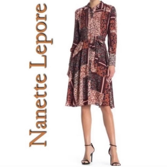 Nanette Lepore Multicolor Patchwork Dress - Picture 4 of 11